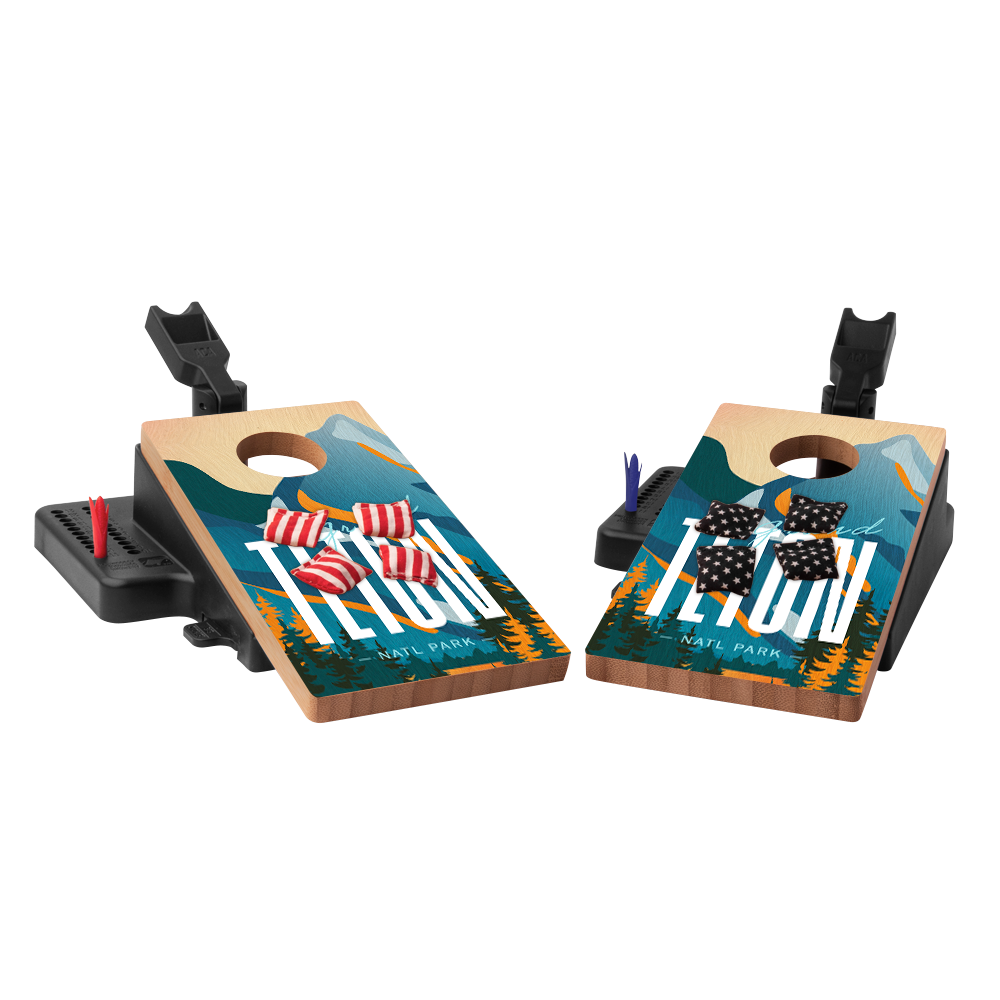 Grand Teton Double Chuck Mini Cornhole Tabletop Game