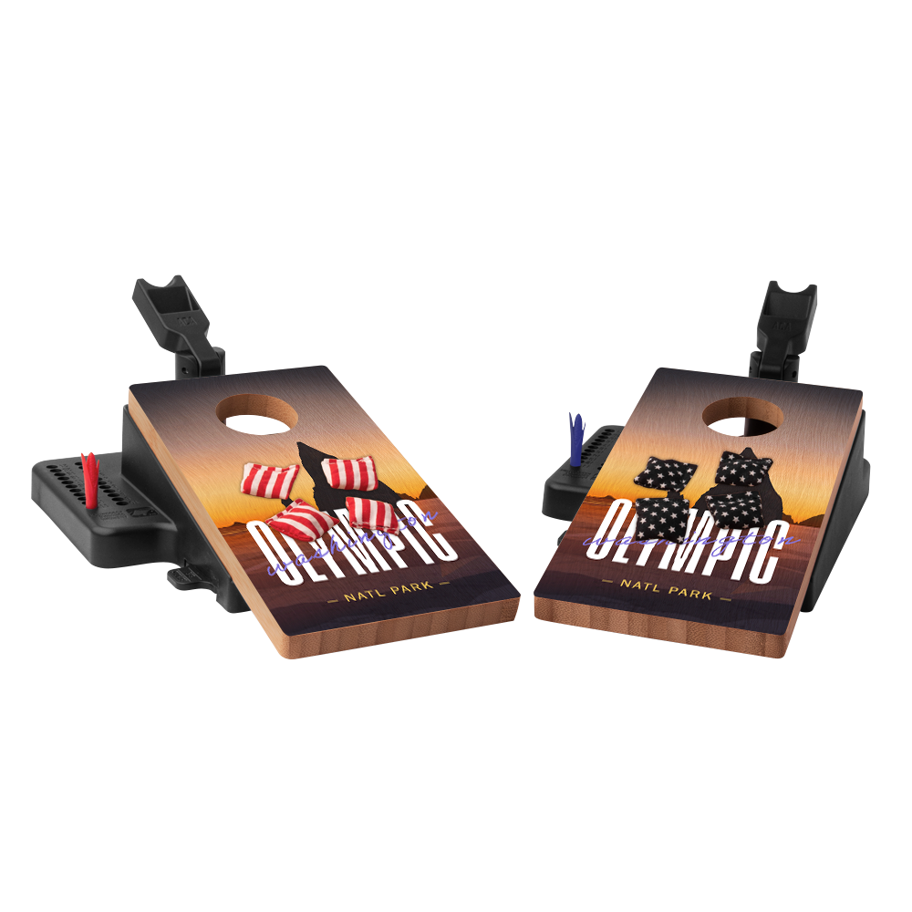 Olympic Double Chuck Mini Cornhole Tabletop Game