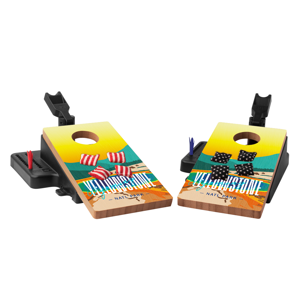 Yellowstone Double Chuck Mini Cornhole Tabletop Game