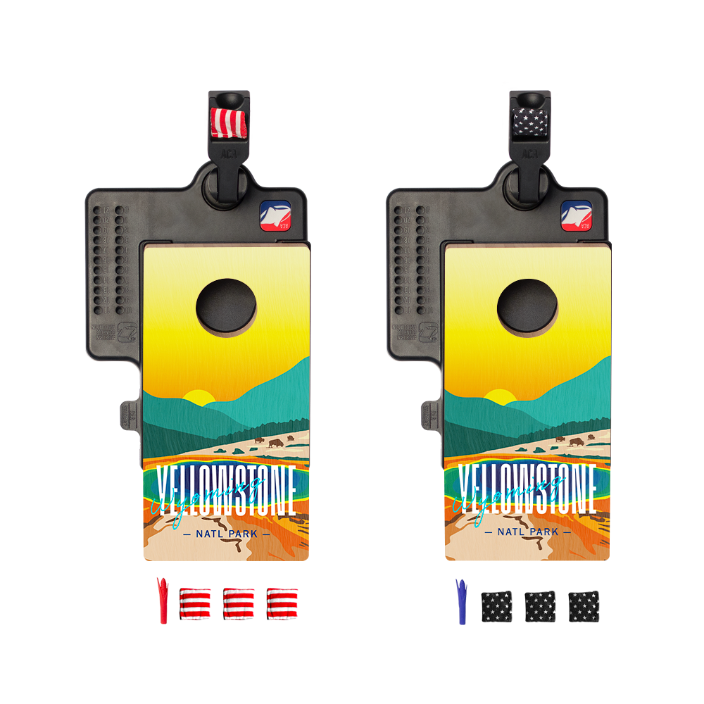 Yellowstone Double Chuck Mini Cornhole Tabletop Game