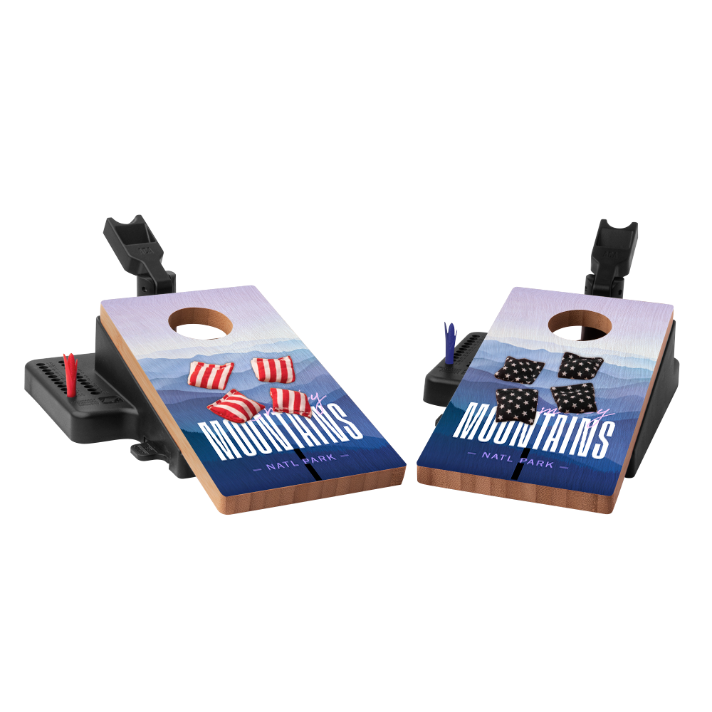 Smoky Mountains Double Chuck Mini Cornhole Tabletop Game