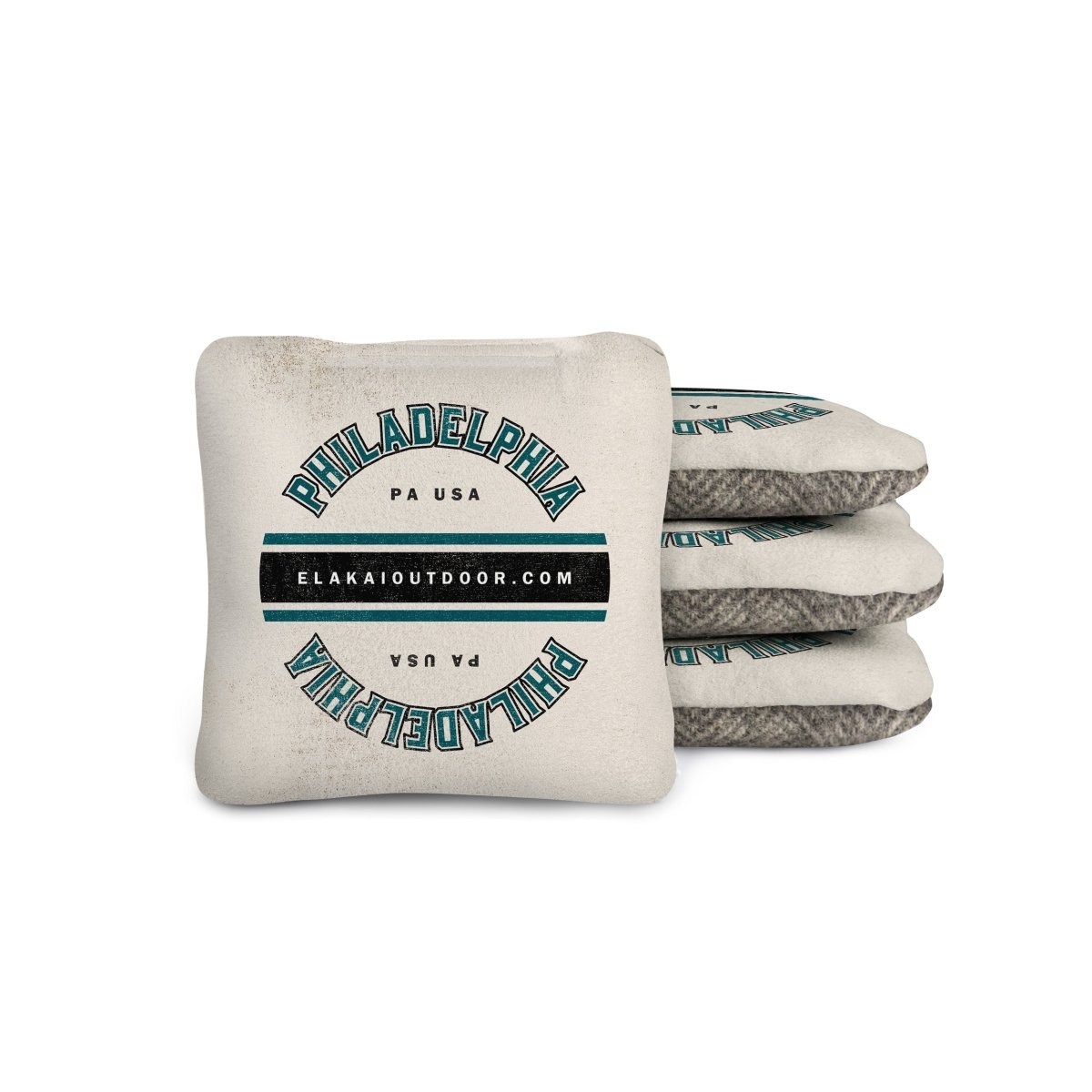 1ft x 2ft Gameday Teams Epoxy Resin Wood Compact Travel Cornhole Board Set - Pittsburgh EGCH12R-17-WB | American Cornhole Association