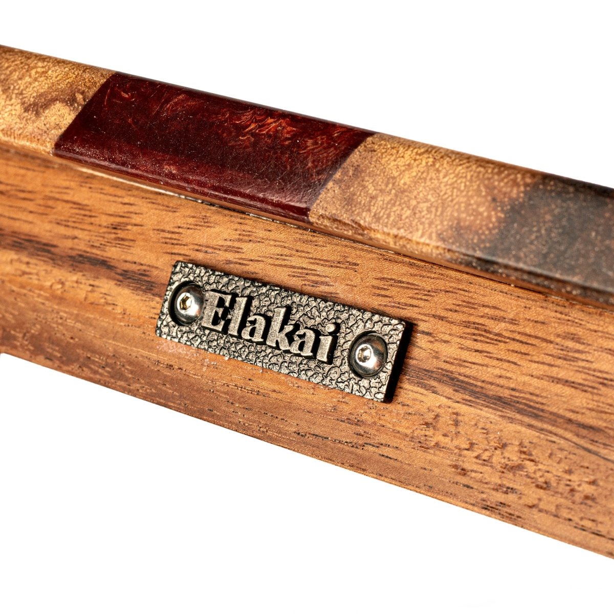 1ft x 2ft Resin & Wood Travel Cornhole Set | Live Edge River Collection - Bronze EGCH12RLE-12-WB | American Cornhole Association