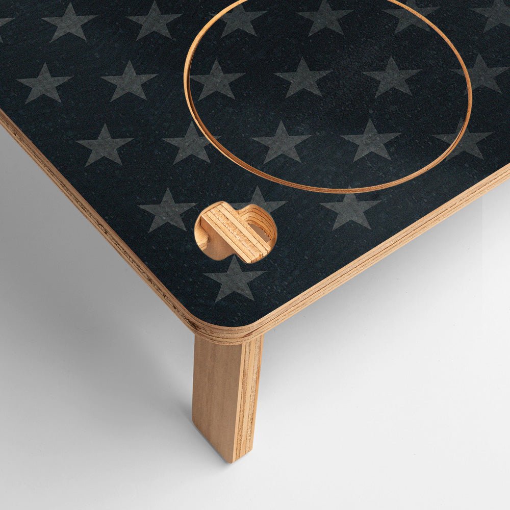 22in x 31in American Sasquatch 6 - Hole Weekender Travel Cornhole Boards, - American Cornhole Association