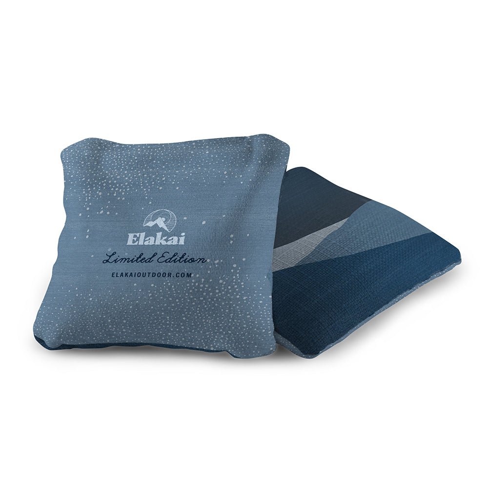 6 - in Dual - Sided Cornhole Bags | Dune Collection - Blue EGCB66TS-08 | American Cornhole Association