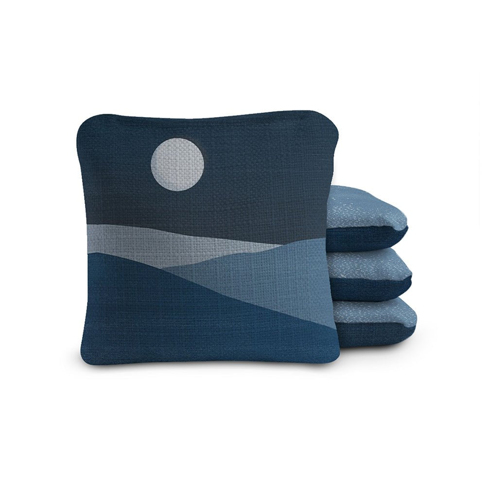 6 - in Dual - Sided Cornhole Bags | Dune Collection - Blue EGCB66TS-08 | American Cornhole Association