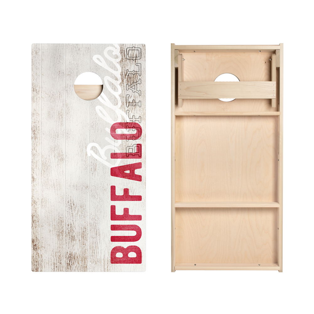 Buffalo Football Vintage Gameday Star Cornhole Boards
