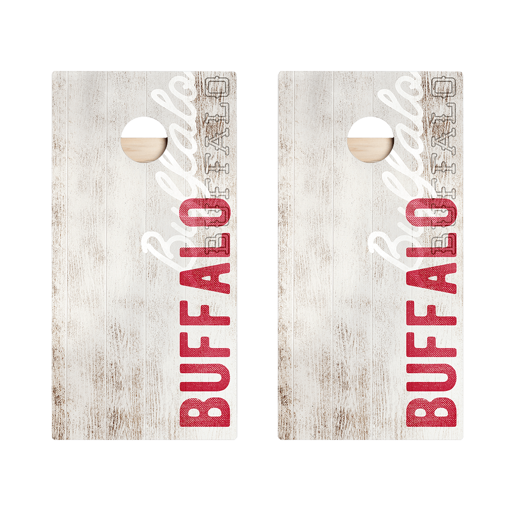 Buffalo Football Vintage Gameday Star Cornhole Boards
