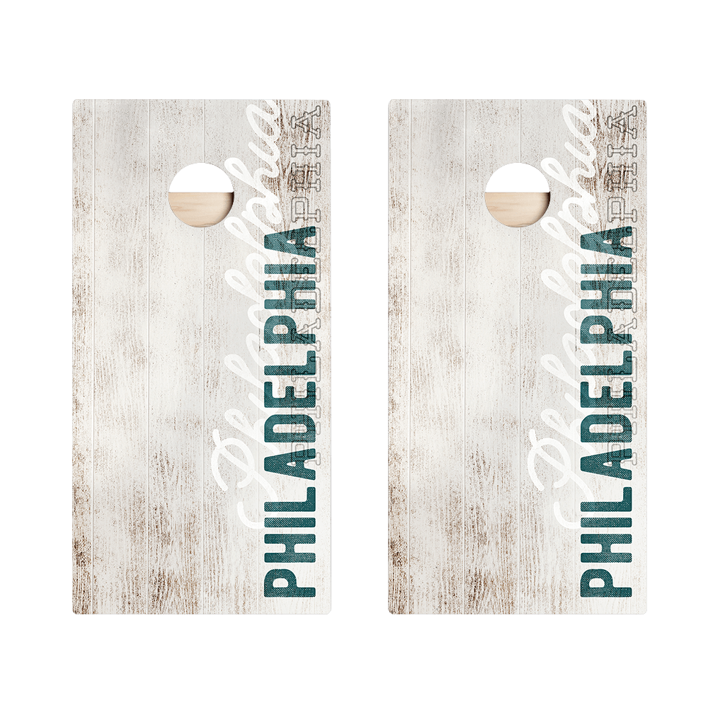 Philadelphia Football Vintage Gameday Star Cornhole Boards