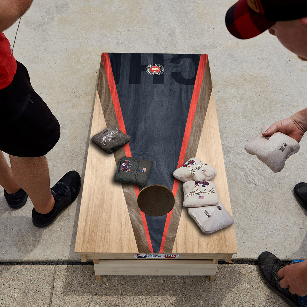 Chicago Football Gameday Classic Triangle Star Cornhole Boards