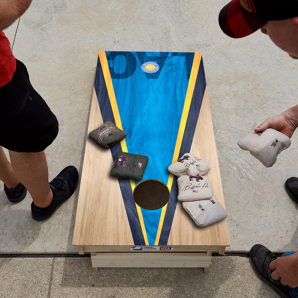 Los Angeles LAC Football Gameday Classic Triangle Star Cornhole Boards