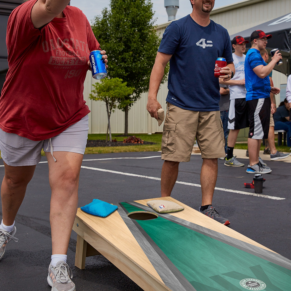 New York NYJ Football Gameday Classic Triangle Star Cornhole Boards