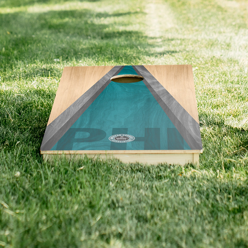Philadelphia Football Gameday Classic Triangle Star Cornhole Boards