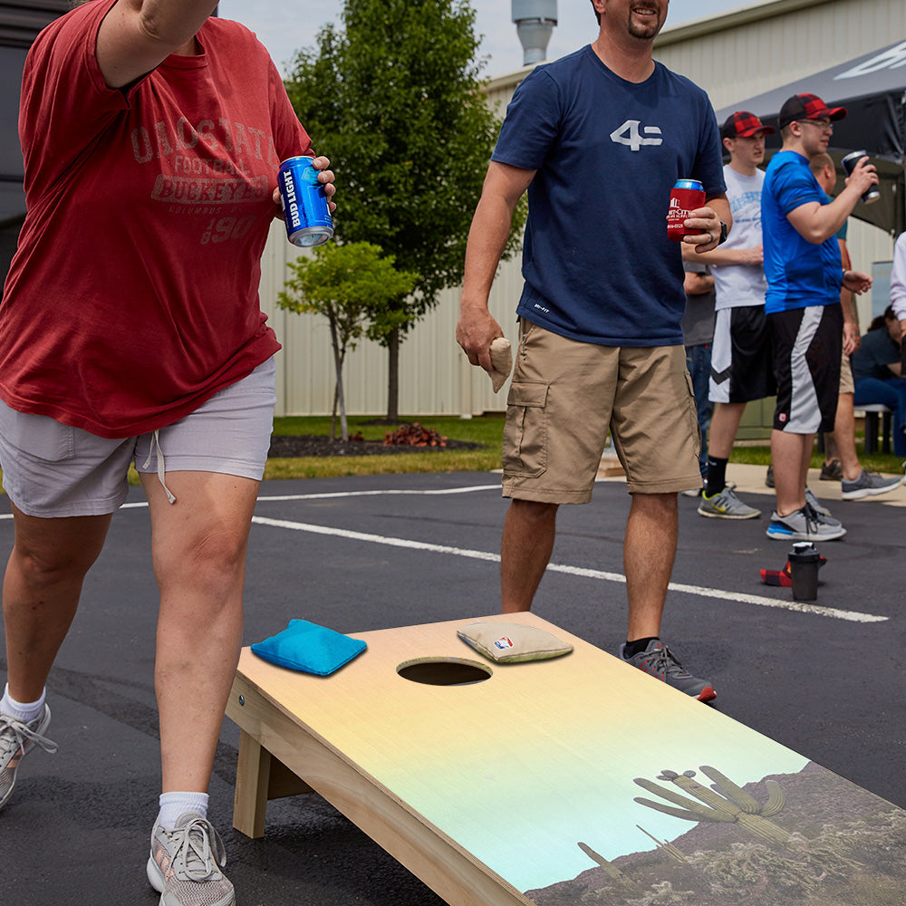 Desert Lands Star Cornhole Boards