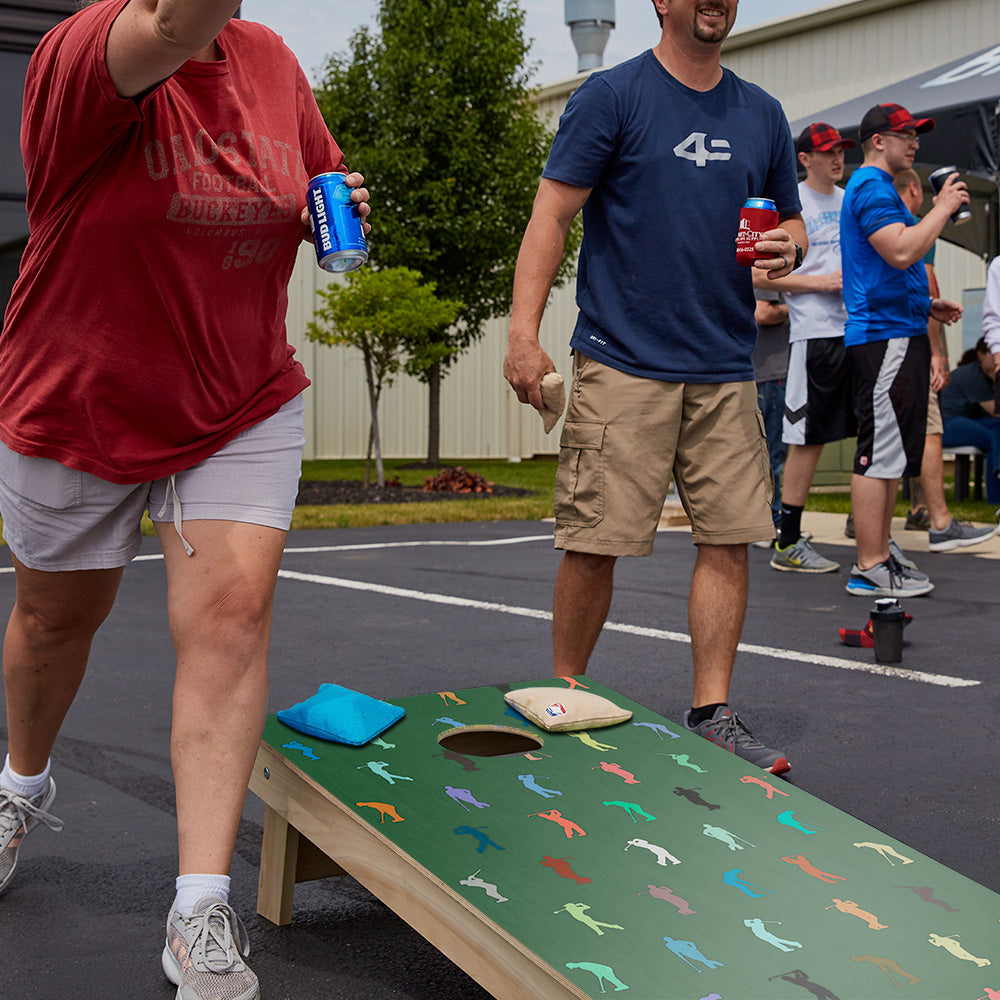 Golf Players Star Cornhole Boards