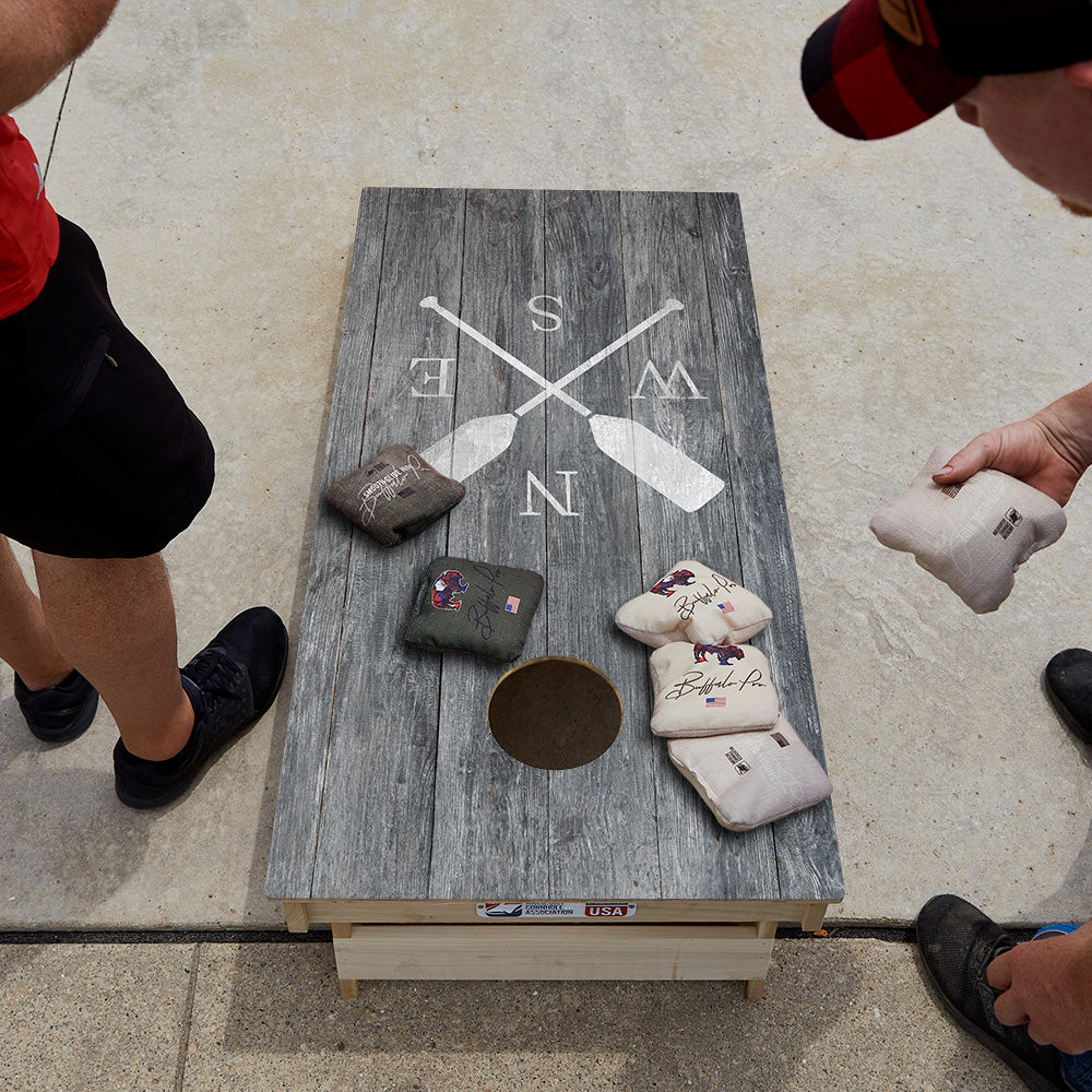NSEW Wood Paddles Star Cornhole Boards