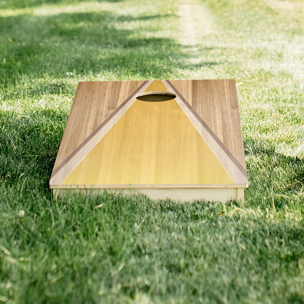 Bamboo Classic Triangle Star Cornhole Boards - American Cornhole Association