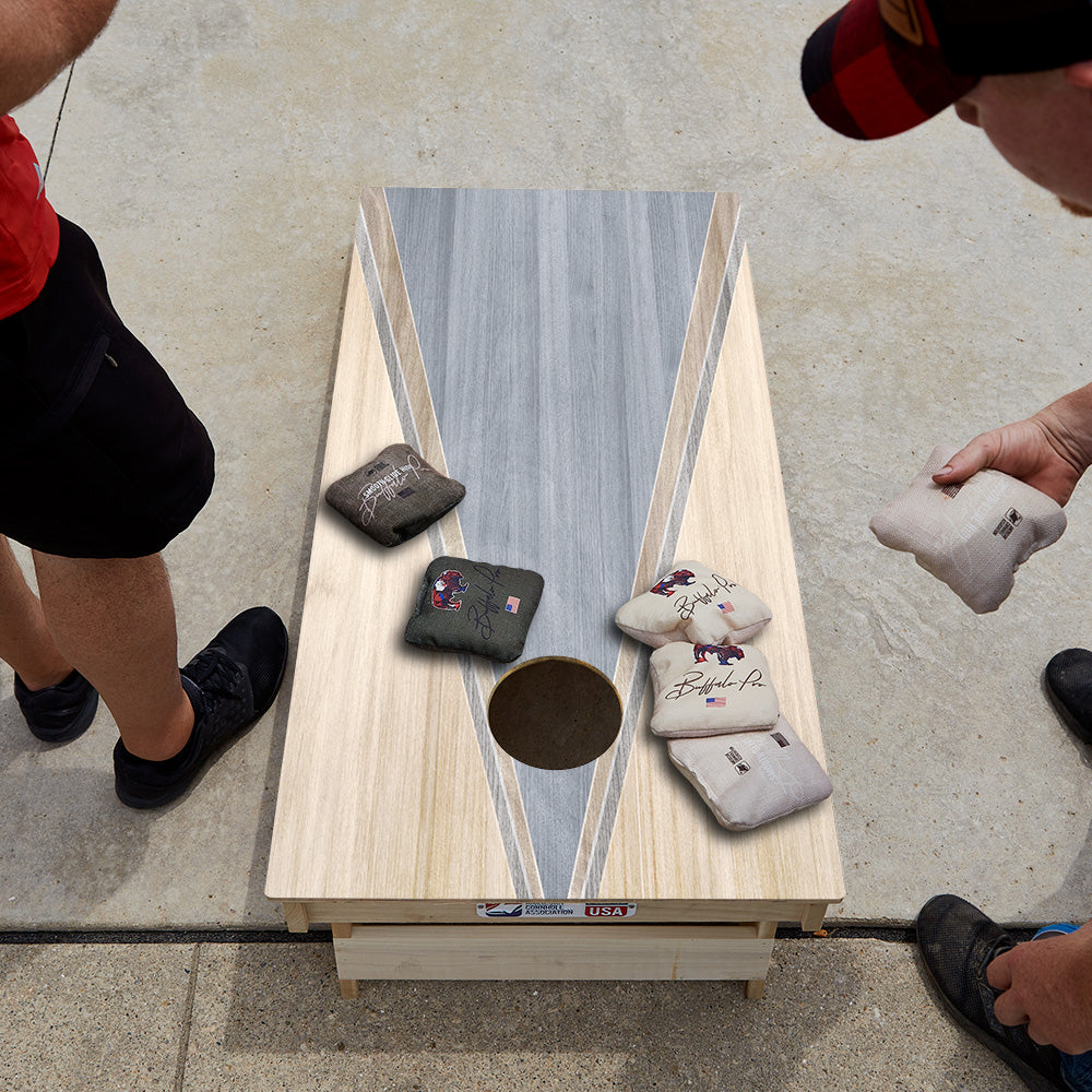 Sky Blue Classic Triangle Star Cornhole Boards