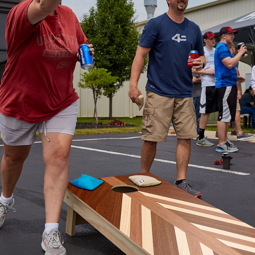 Nautical Wood Triangle Star Cornhole Boards