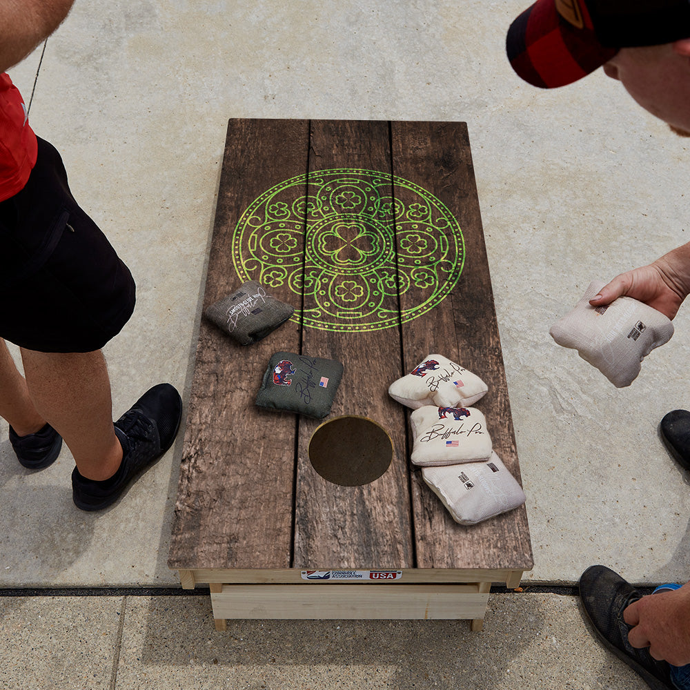Wood Irish Pub Limited Edition Star Cornhole Boards | 03.25 Drop