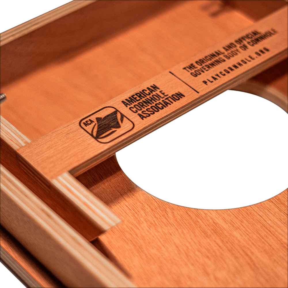 ACA Classic Stripes Backyard 1x2 ft Cornhole Boards, - American Cornhole Association