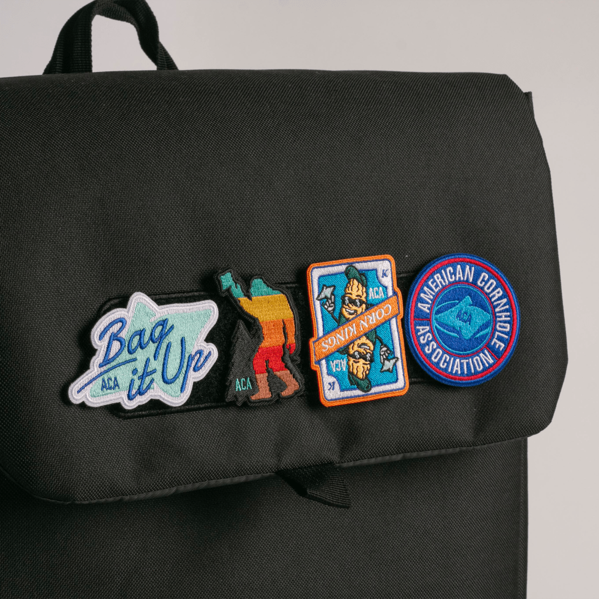 ACA Retro Cornhole Sasquatch Patch, - American Cornhole Association