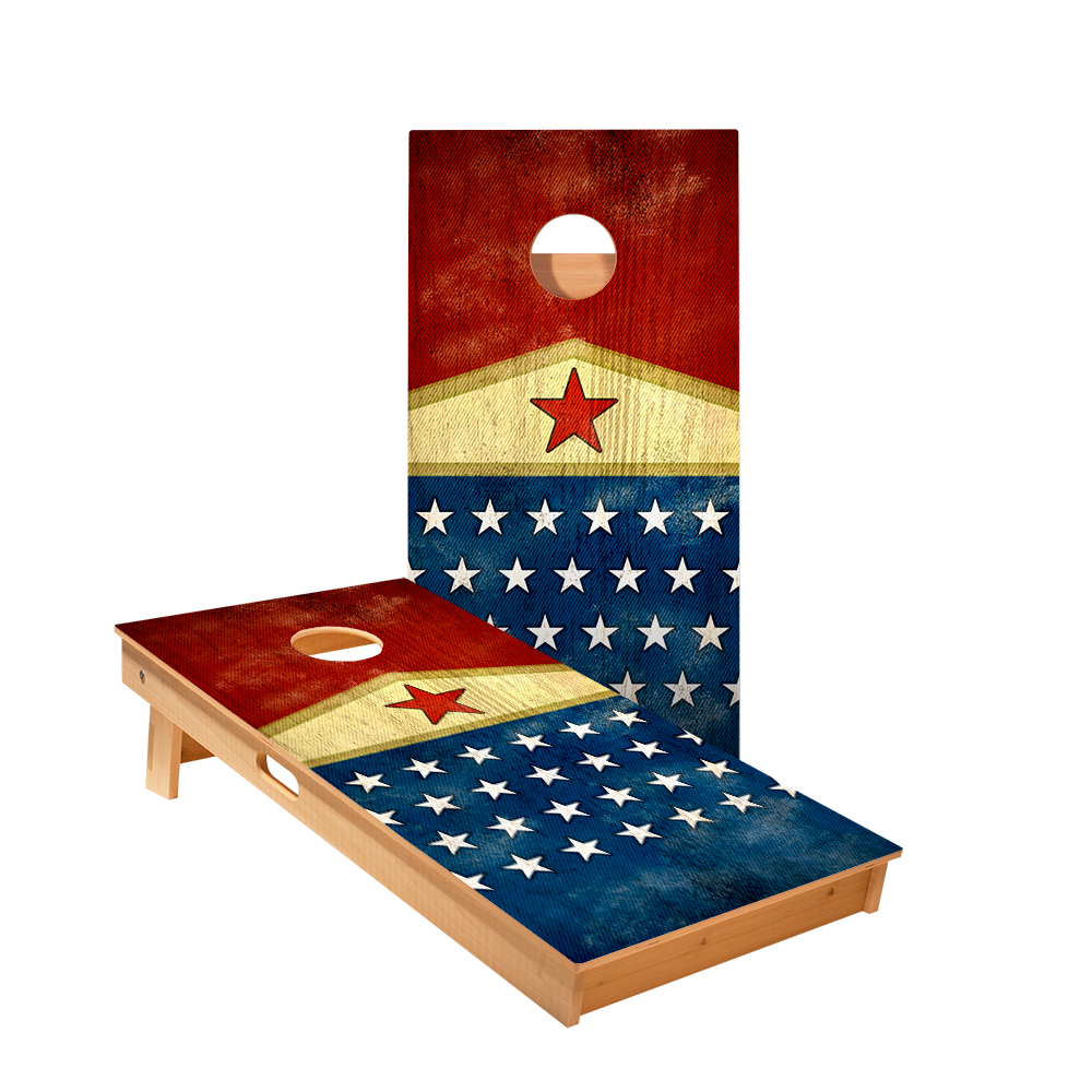 2x4 Star American Star Professional Regulation Cornhole Boards