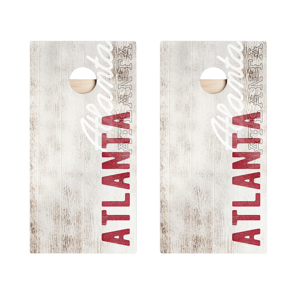 Atlanta Football Vintage Gameday Star Cornhole Boards, - American Cornhole Association