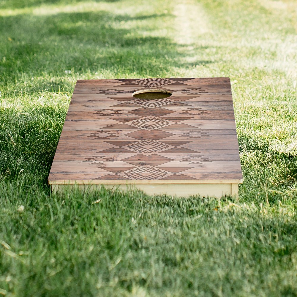 Aztec Wood Star Cornhole Boards, - American Cornhole Association
