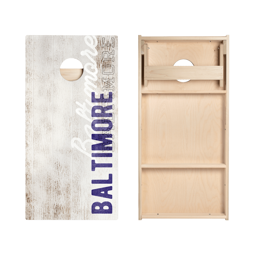 Baltimore Football Vintage Gameday Star Cornhole Boards, - American Cornhole Association