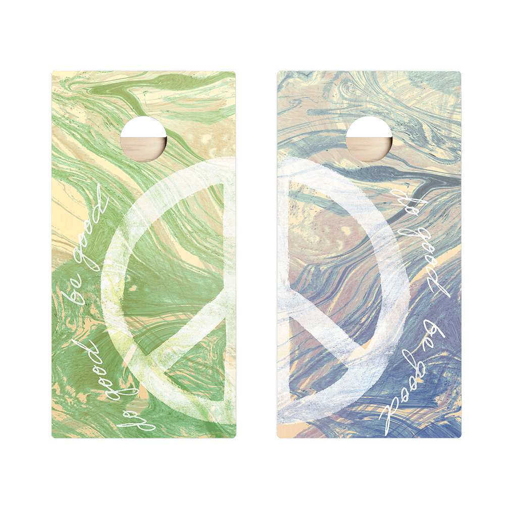 Be Good, Do Good Peace Star Cornhole Boards, - American Cornhole Association