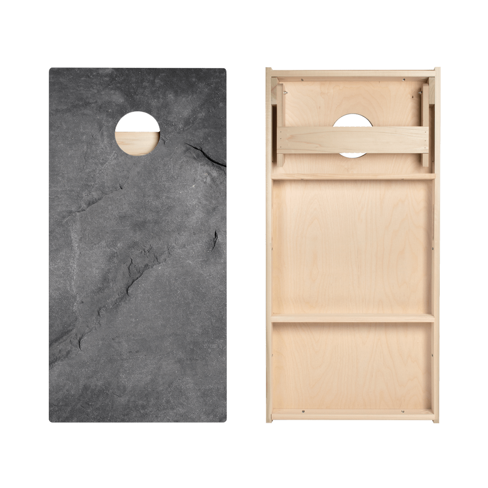 Black Stone Star Cornhole Boards, - American Cornhole Association