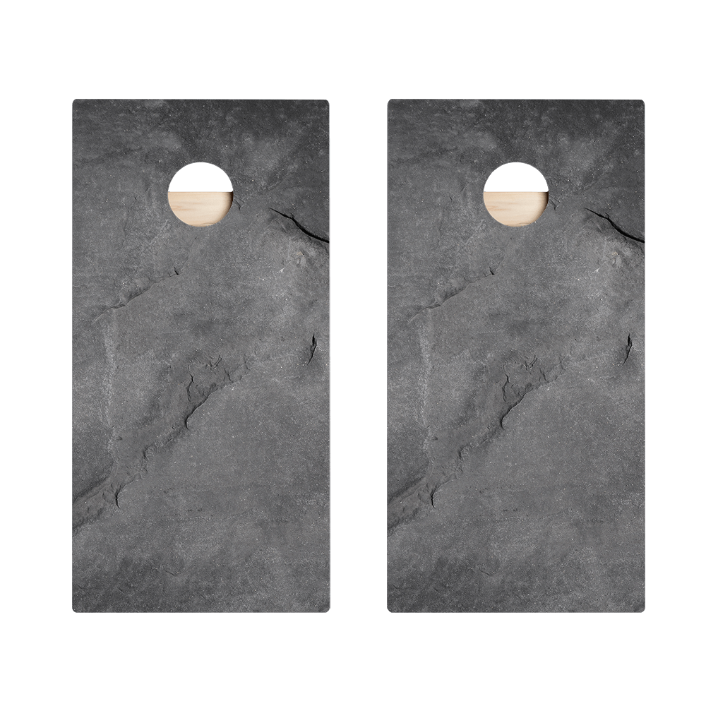 Black Stone Star Cornhole Boards, - American Cornhole Association