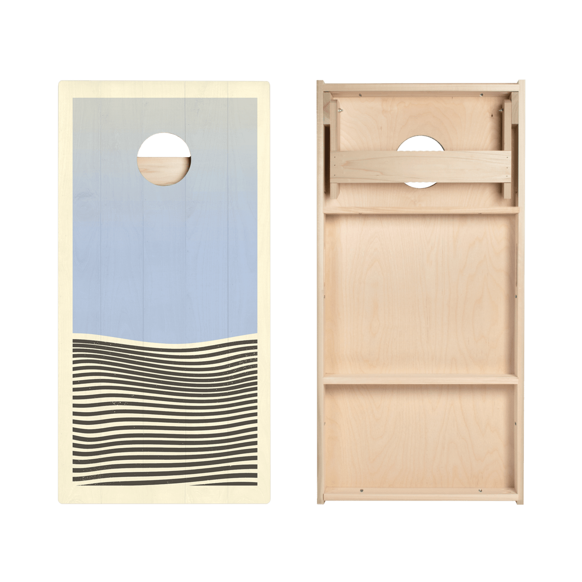 Blue Waves Star Cornhole Boards, - American Cornhole Association