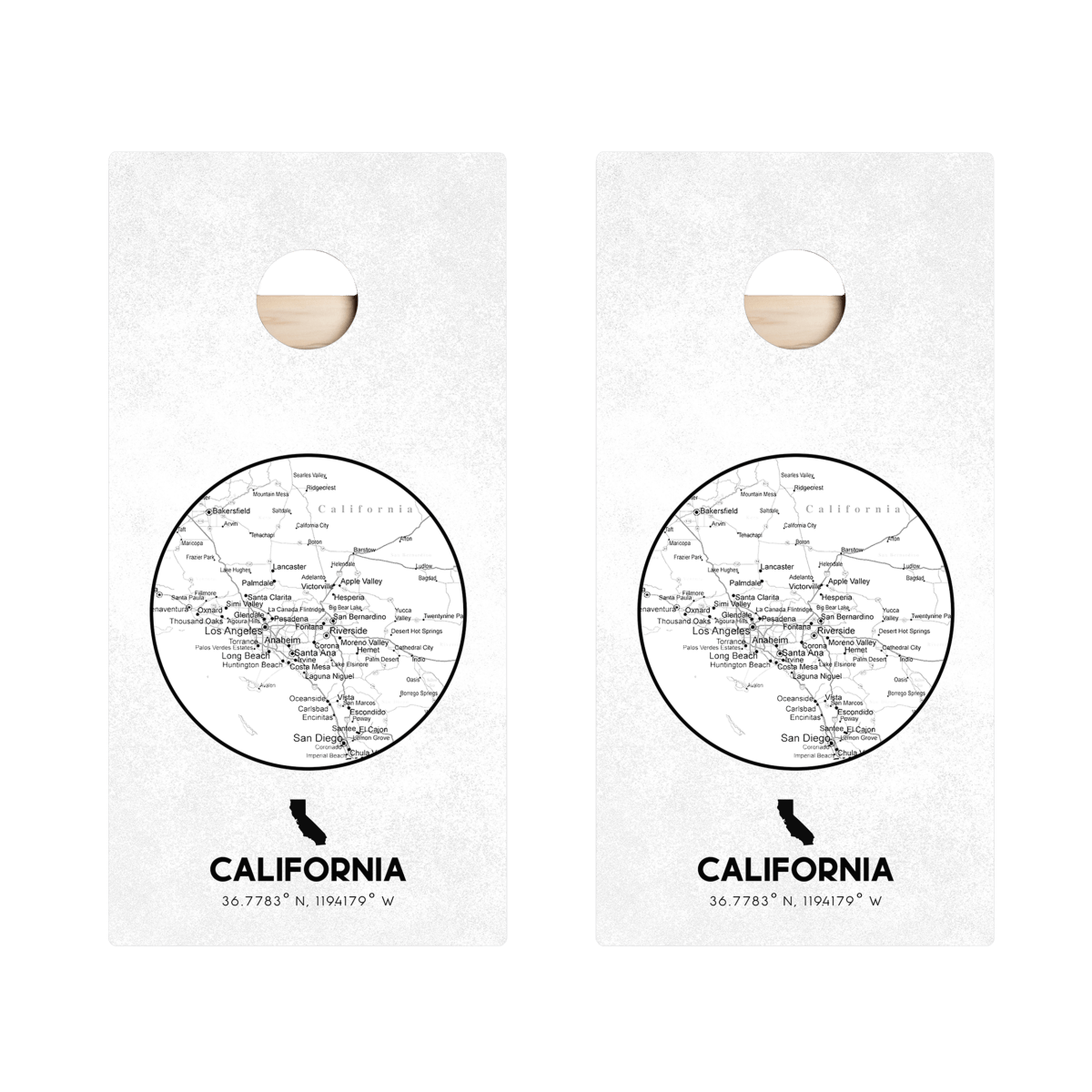California State Map Star Cornhole Boards, - American Cornhole Association