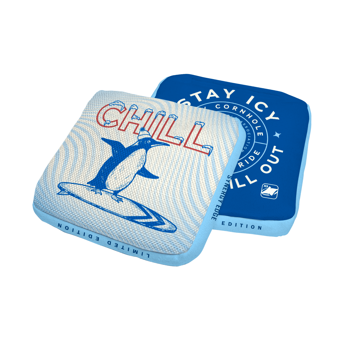 Chill Penguin Limited Edition Synergy Edge Cornhole Bags | 01.25 Drop - American Cornhole Association