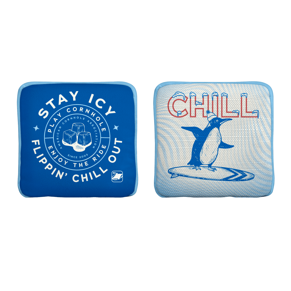 Chill Penguin Limited Edition Synergy Edge Cornhole Bags | 01.25 Drop - American Cornhole Association