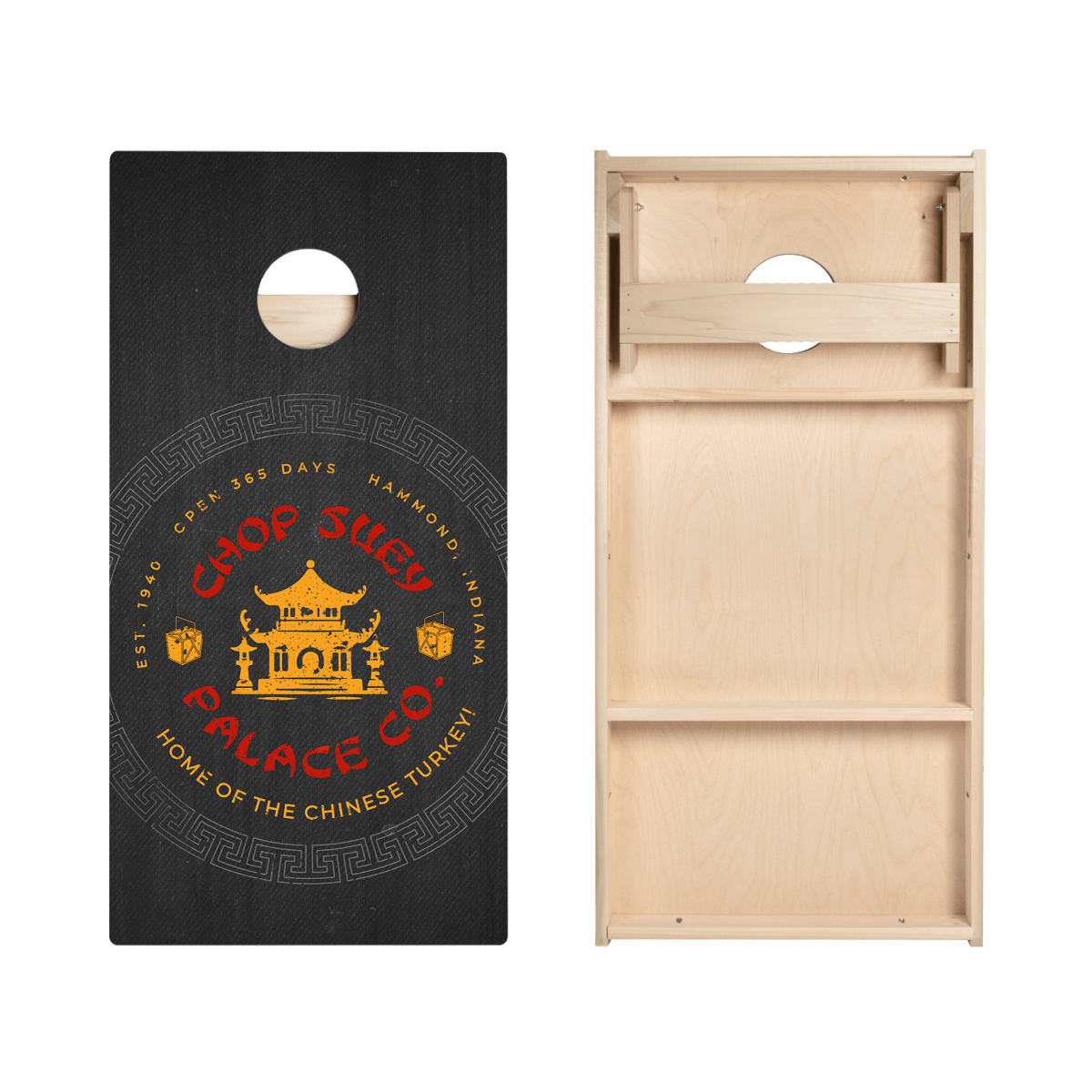 Chop Suey Palace Limited Edition Star Cornhole Boards | 12.25 Drop - ACA-000509 | American Cornhole Association