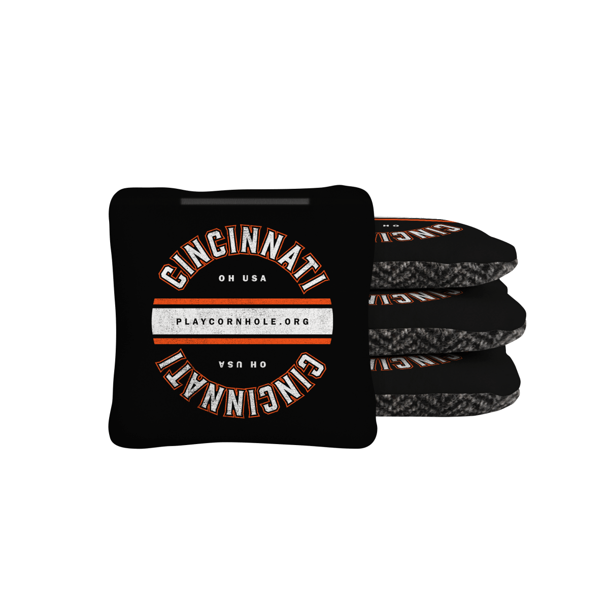 Cincinnati Football Gameday Backyard 1x2 ft Cornhole Board Set - WACA - 500429 - WB | American Cornhole Association