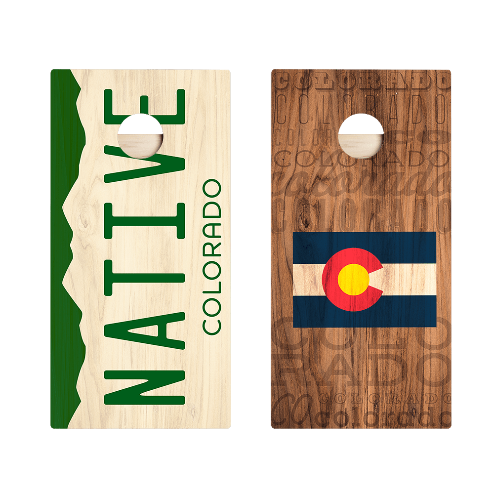 Colorado Native Star Cornhole Boards, - American Cornhole Association