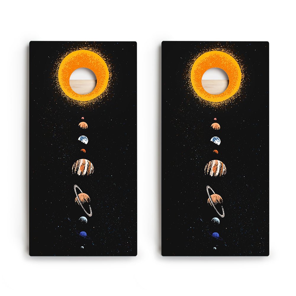 Cosmic Solar System Star Cornhole Boards, - American Cornhole Association