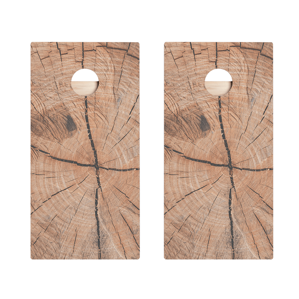Cracked Wood Star Cornhole Boards, - American Cornhole Association