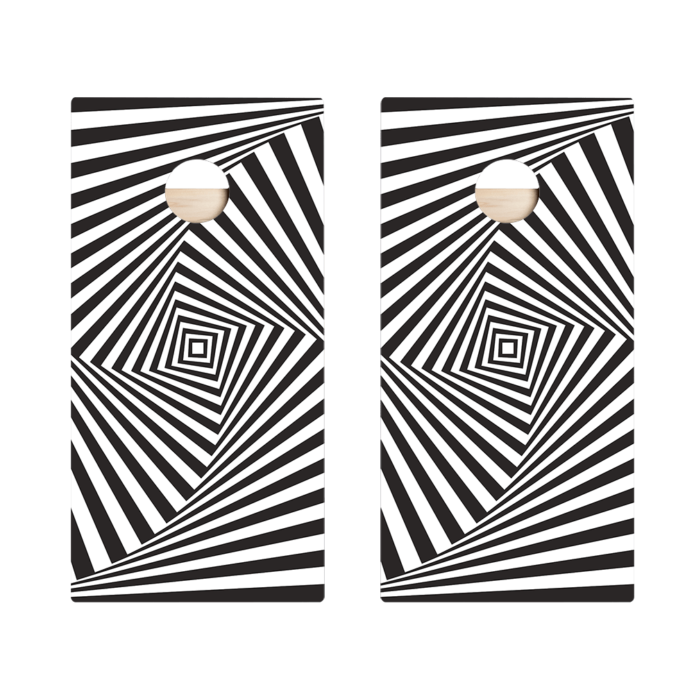 Cube Optical Illusion Star Cornhole Boards, - American Cornhole Association