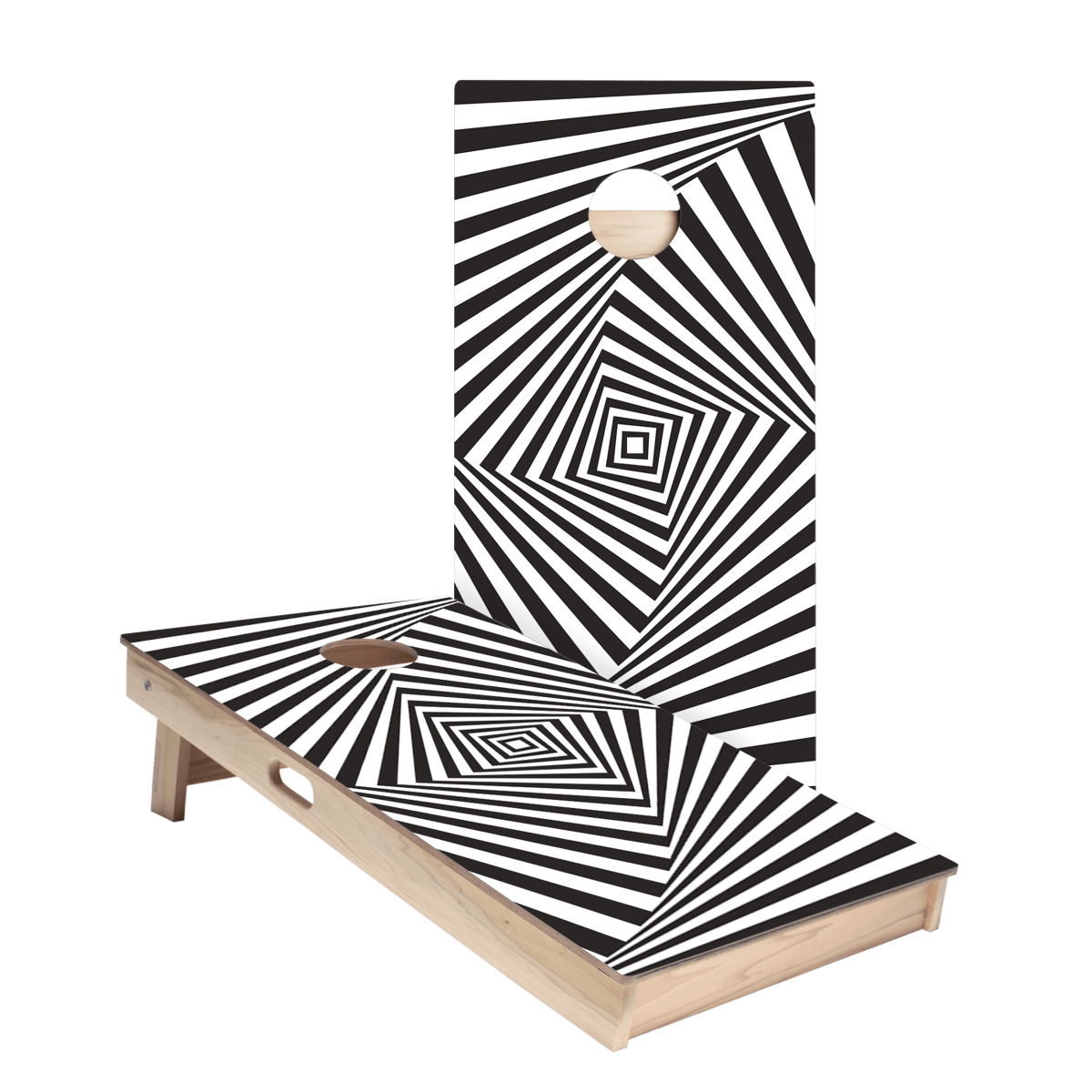 Cube Optical Illusion Star Cornhole Boards, - American Cornhole Association