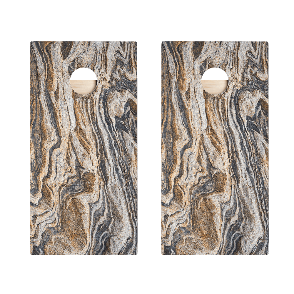 Dark Marble Star Cornhole Boards, - American Cornhole Association