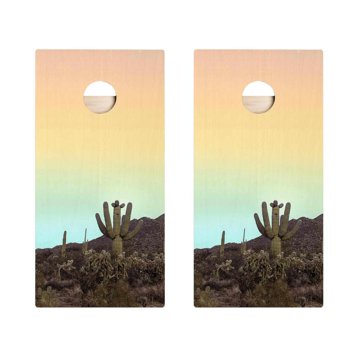 Desert Lands Star Cornhole Boards, - American Cornhole Association
