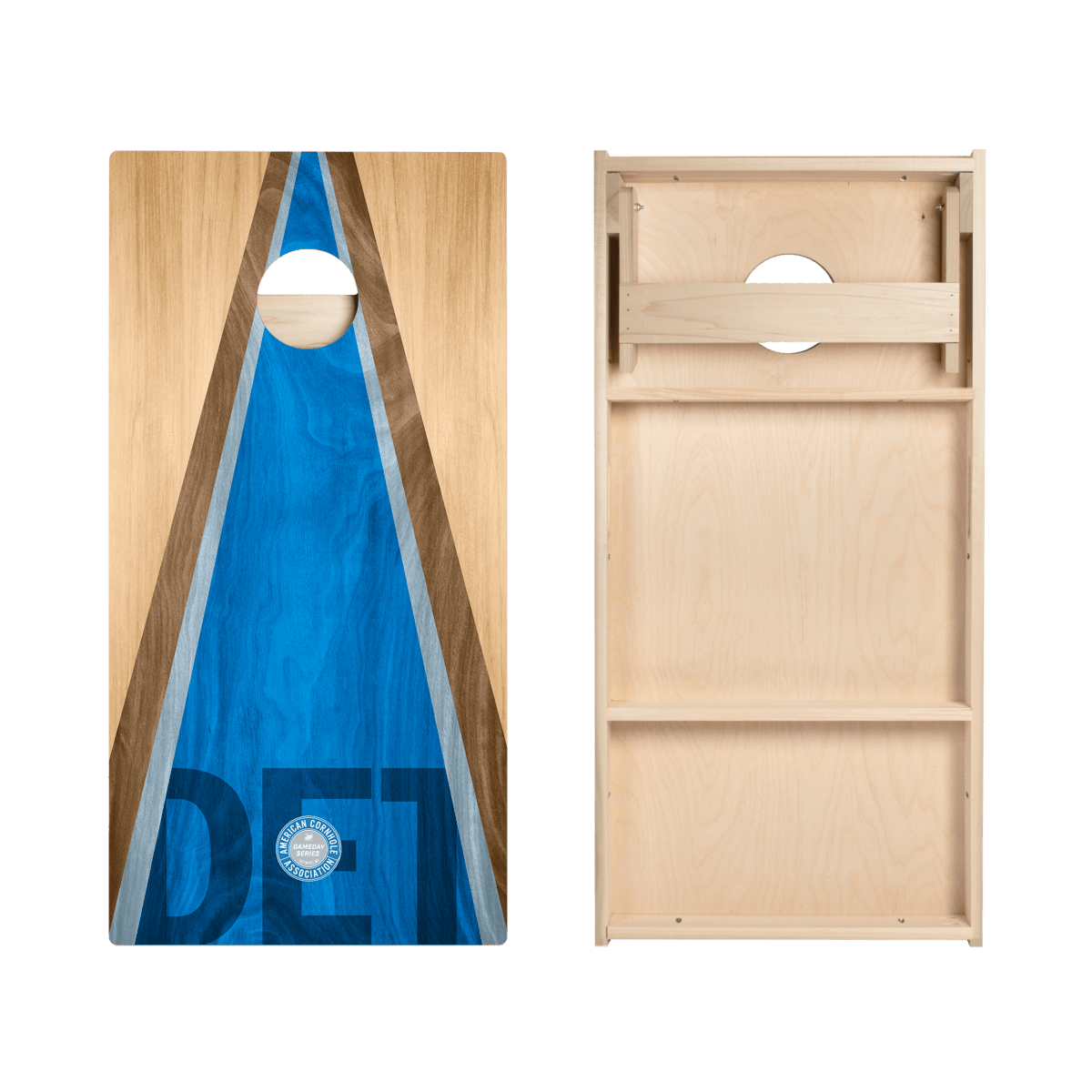 Detroit Football Gameday Classic Triangle Star Cornhole Boards, - American Cornhole Association