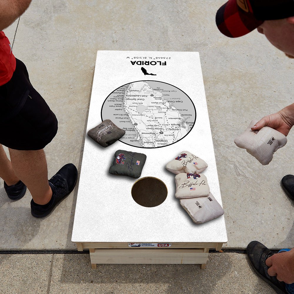 Florida State Map Star Cornhole Boards, - American Cornhole Association