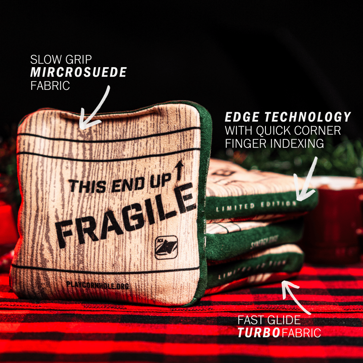 Frageelay Leg Lamp Limited Edition Synergy Edge Cornhole Bags | 12.25 Drop - 106738-106 | American Cornhole Association