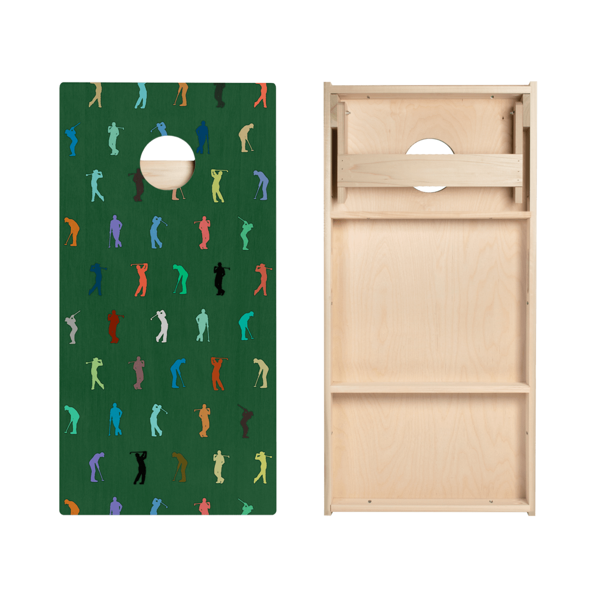 Golf Players Star Cornhole Boards, - American Cornhole Association